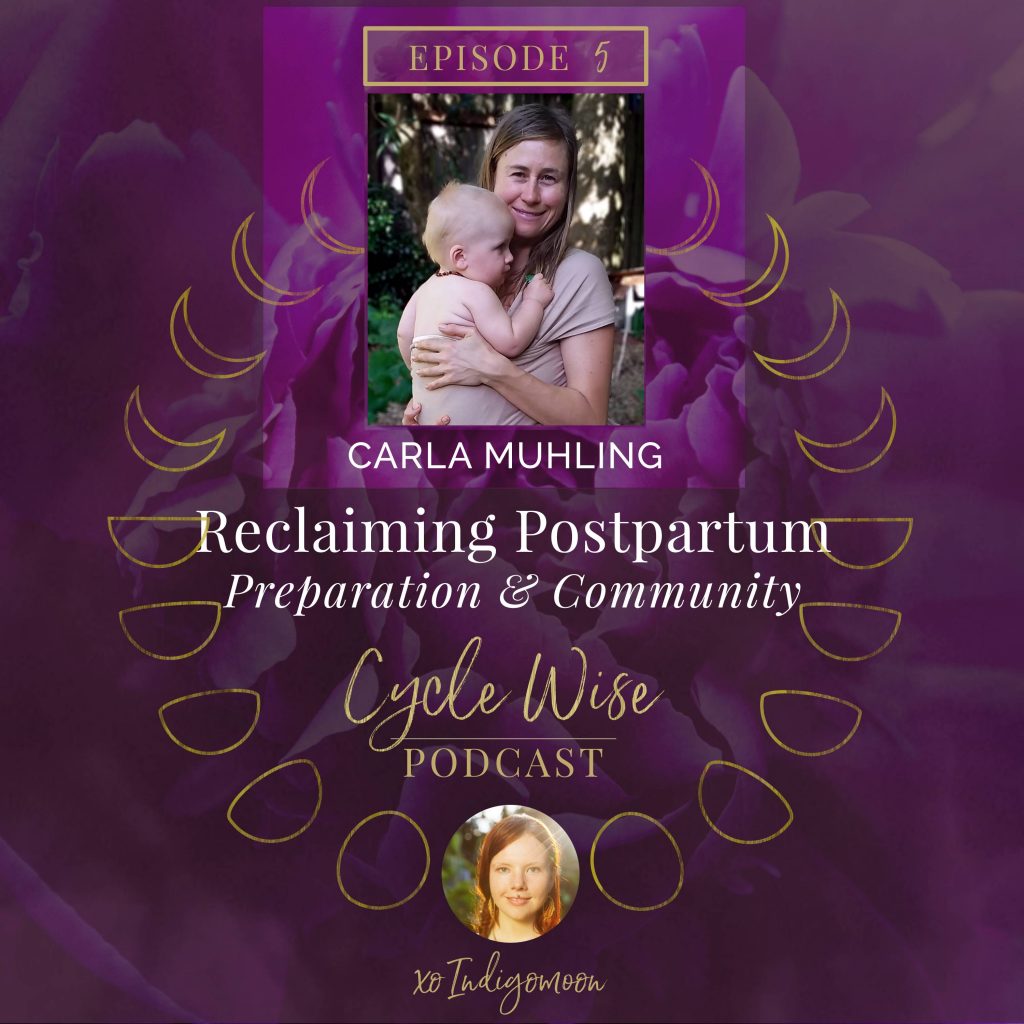 Reclaiming Postpartum with Carla Muhling cover